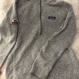Patagonia Zip-Up Sweater in Heather Gray